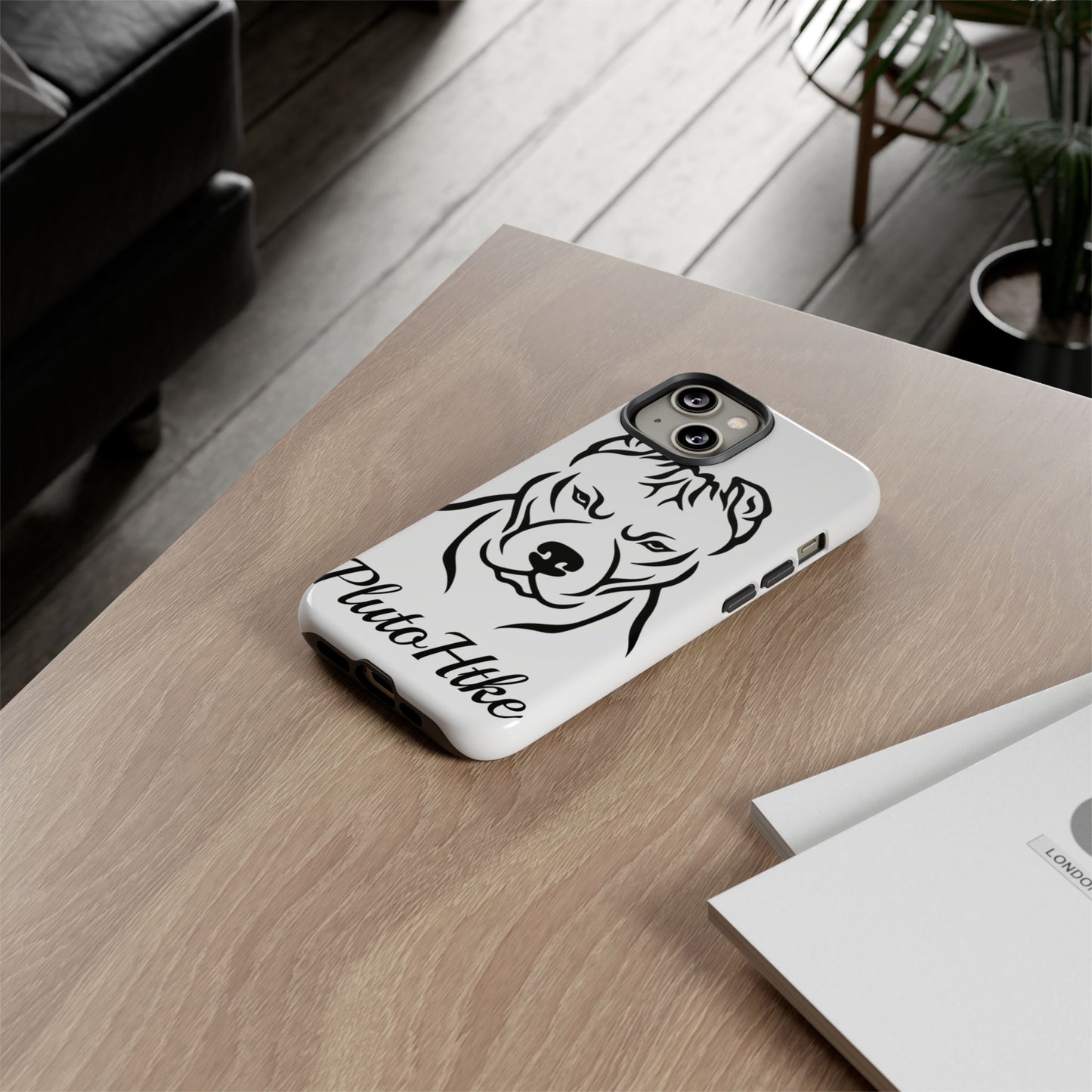 𝑃𝑙𝑢𝑡𝑜𝐻𝑡𝑘𝑒 Tough Dog Phone Case - Strong Pitbull Design for Animal Lovers