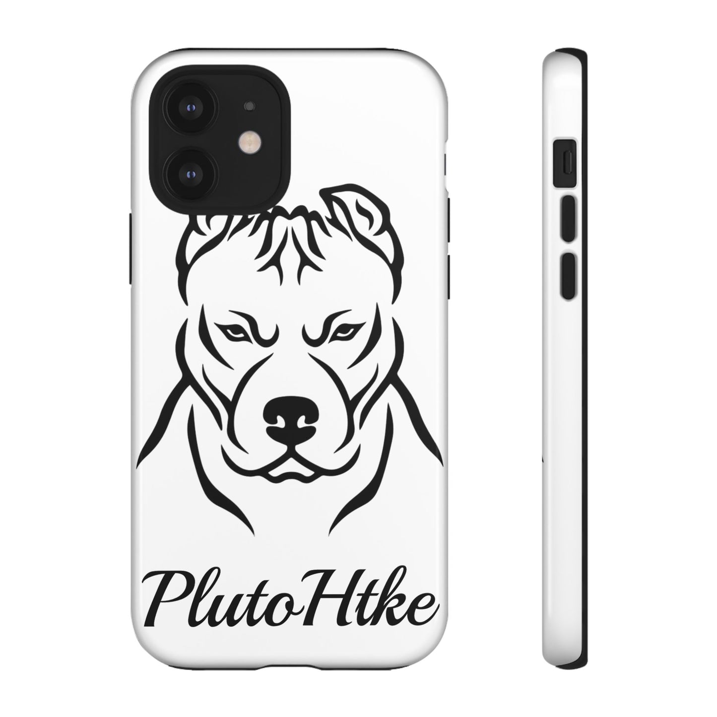 𝑃𝑙𝑢𝑡𝑜𝐻𝑡𝑘𝑒 Tough Dog Phone Case - Strong Pitbull Design for Animal Lovers