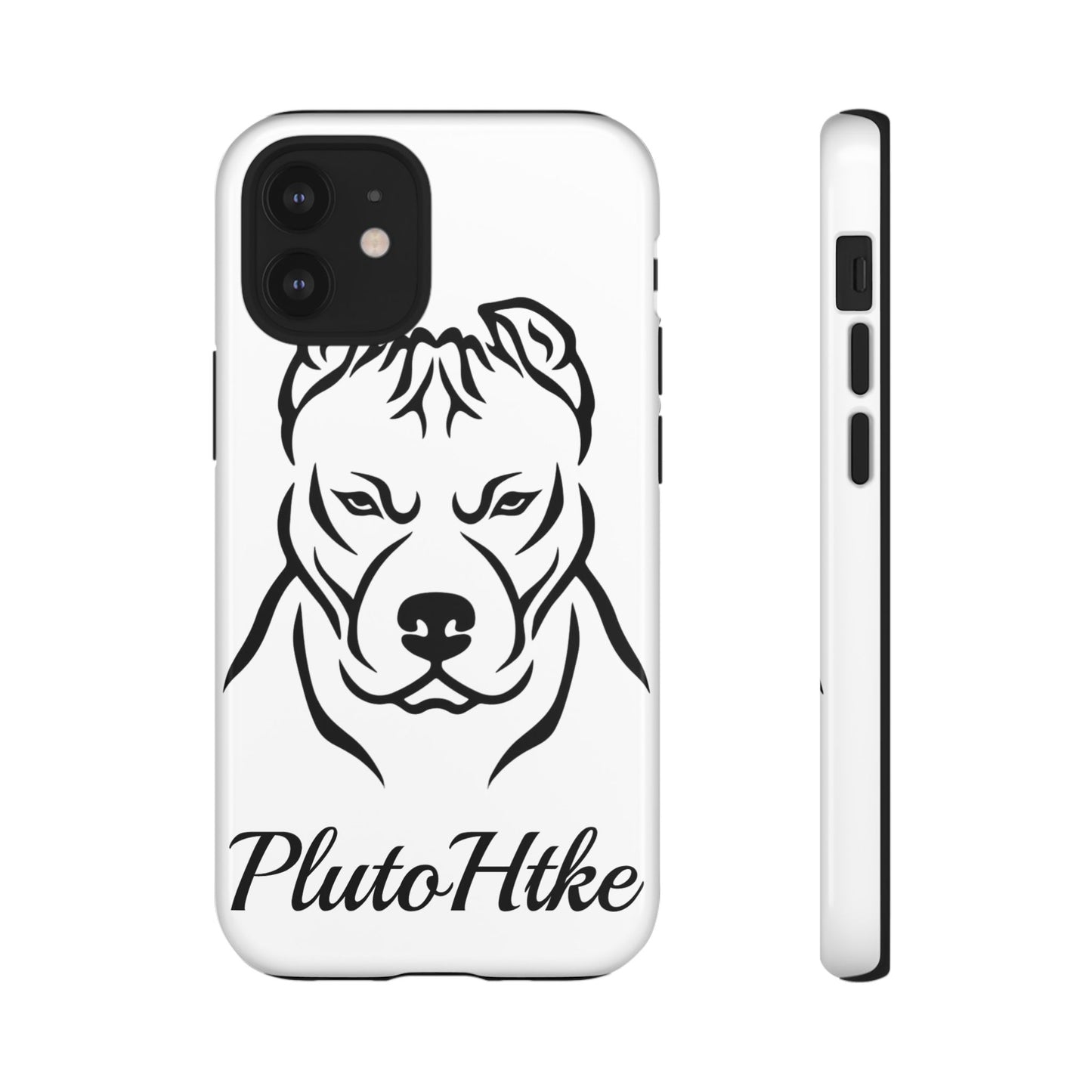 𝑃𝑙𝑢𝑡𝑜𝐻𝑡𝑘𝑒 Tough Dog Phone Case - Strong Pitbull Design for Animal Lovers