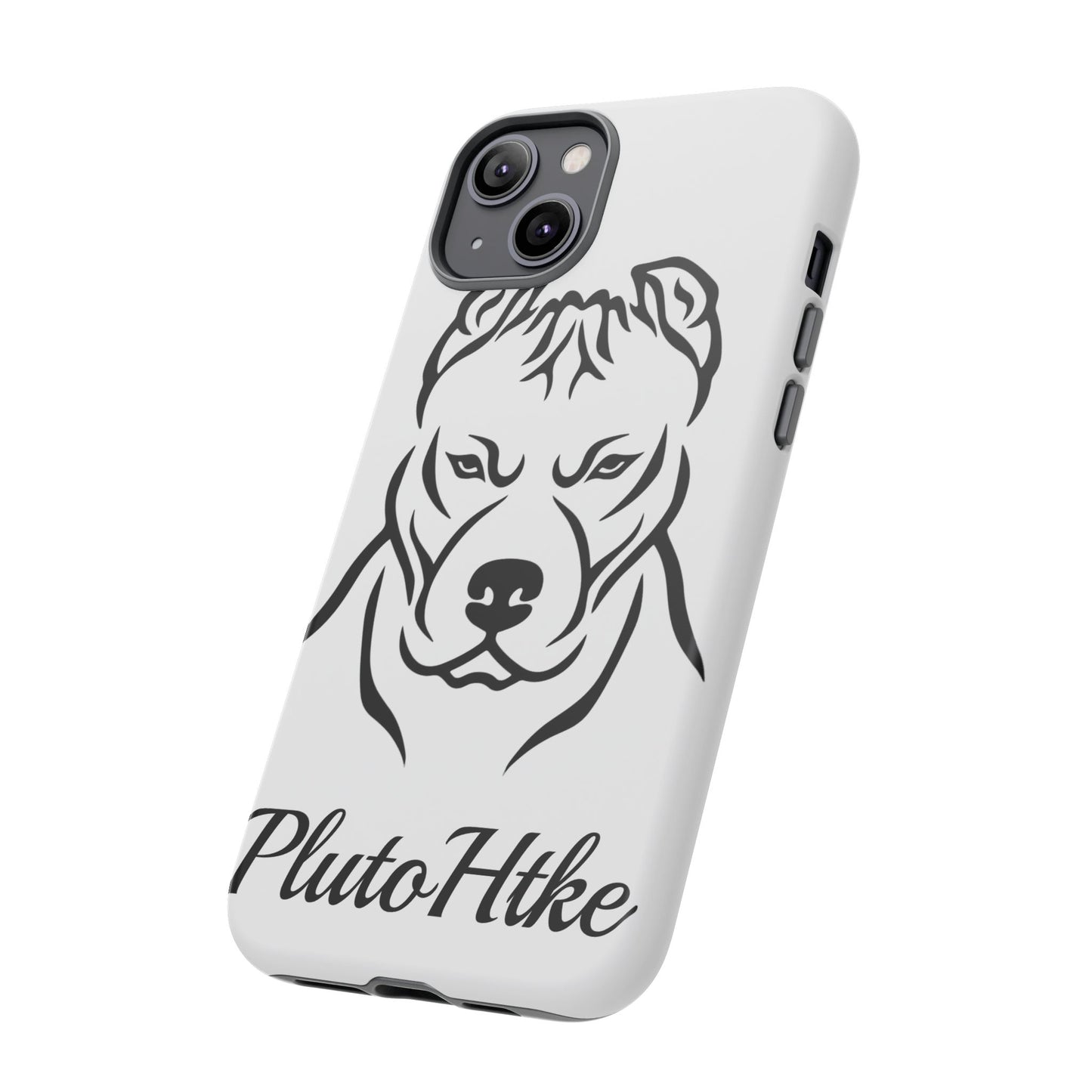 𝑃𝑙𝑢𝑡𝑜𝐻𝑡𝑘𝑒 Tough Dog Phone Case - Strong Pitbull Design for Animal Lovers
