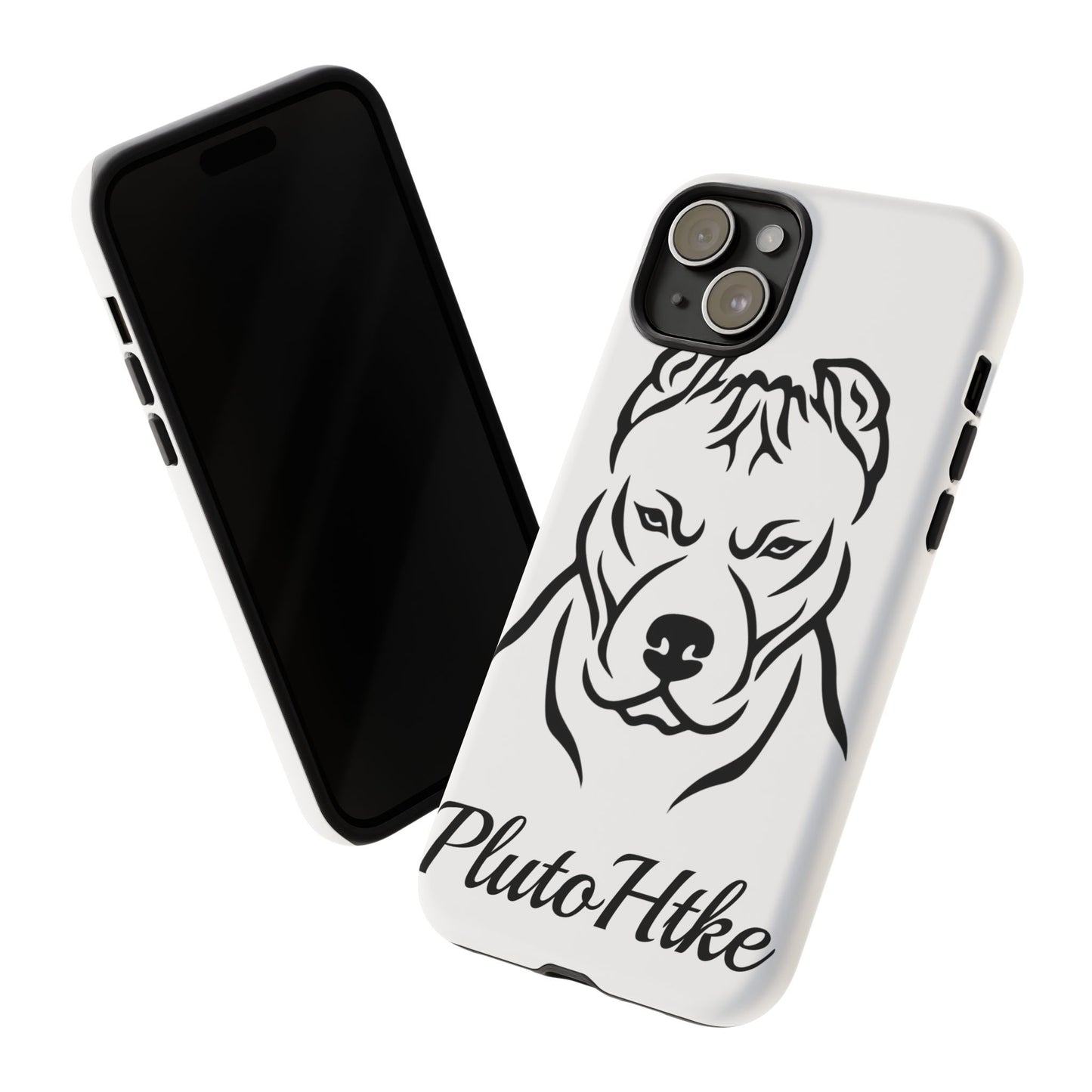 𝑃𝑙𝑢𝑡𝑜𝐻𝑡𝑘𝑒 Tough Dog Phone Case - Strong Pitbull Design for Animal Lovers