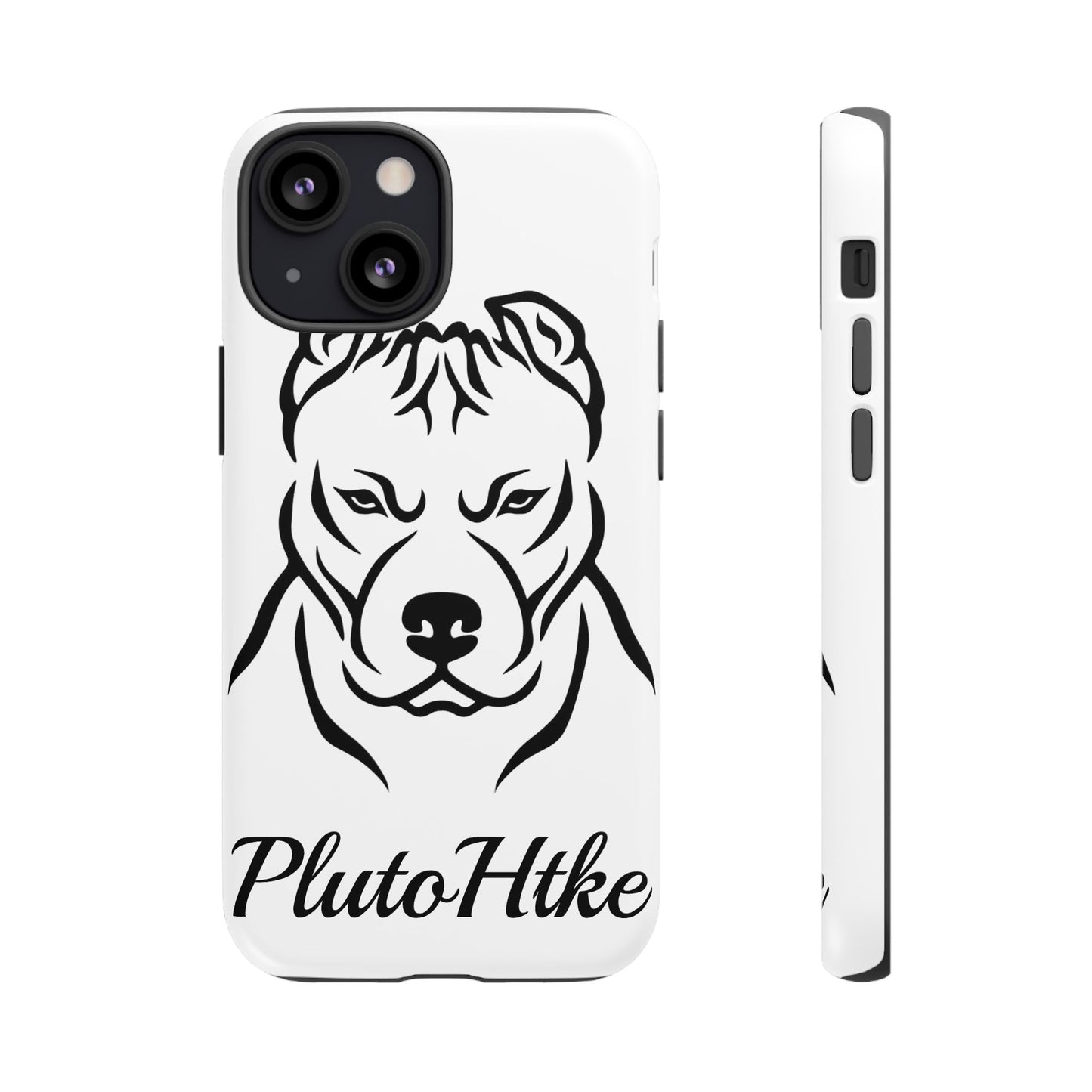 𝑃𝑙𝑢𝑡𝑜𝐻𝑡𝑘𝑒 Tough Dog Phone Case - Strong Pitbull Design for Animal Lovers